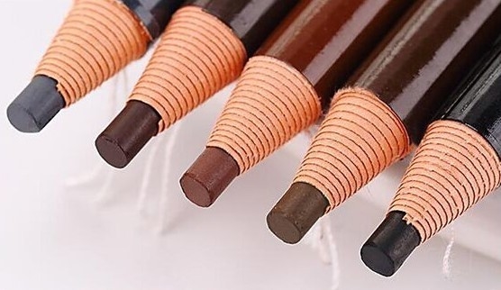 18.5cm Waterproof Eyebrow Pencil Multiple Color Rendering Long Lasting