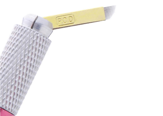Permanent Makeup Machine Needles Yellow Size 0.25mm Stable Flex Blad