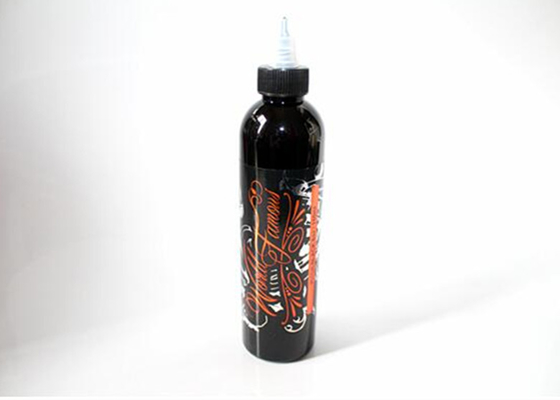 8oz Deep Black Tattoo Ink , Natural Tattoo Ink  Imported Coloring