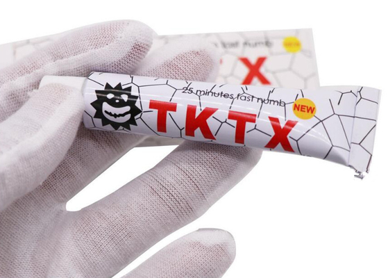 White Painless Tktx 40% Semi - Permanent Tattoo Numb Cream Topical For Skin Care