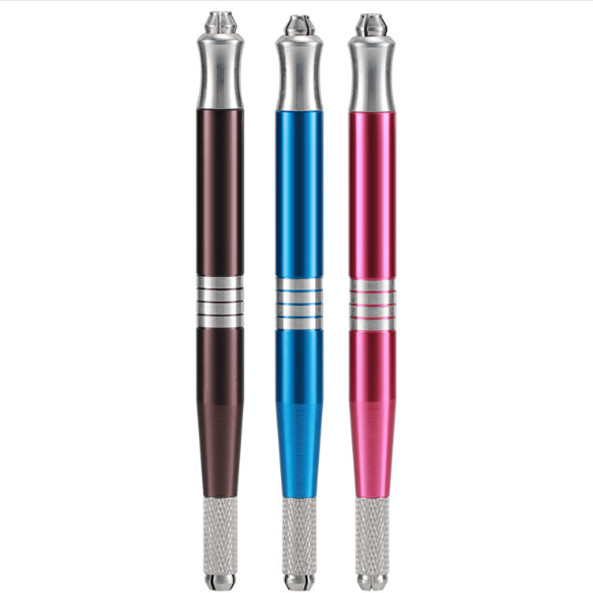 Anti Slip Microblading Manual Pen Multifunctional Double Ended Stainless Steel